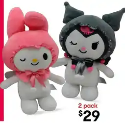 Kmart My Melody and Kuromi Plush Toy offer