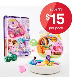 Kmart Polly Pocket Pocket World Compact Playset - Assorted offer