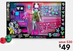 Kmart Monster High Frankie Stein Make-A-Monster Pet Doll Playset offer