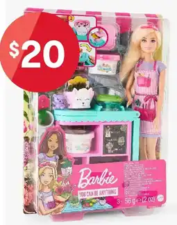 Kmart Barbie Florist Doll Playset offer
