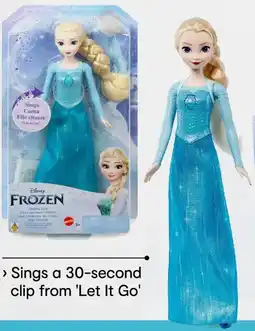 Kmart Disney Frozen Singing Elsa Doll offer