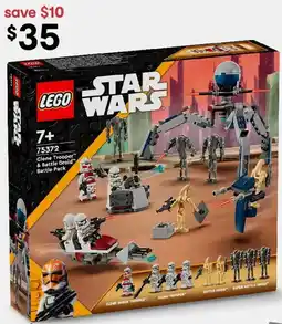 Kmart LEGO Star Wars Clone Trooper & Battle Droid Battle Pack offer