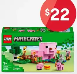 Kmart LEGO Minecraft The Baby Pig House offer