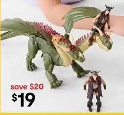 Kmart How To Train Your Dragon Hideous Zippleback and Ruffnut & Tuffnut Action Figure Set offer