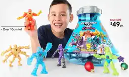 Kmart MrBeast Lab Hybrids 5 Mix & Match Figures Mega Pack offer