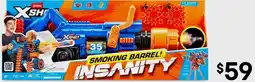 Kmart Zuru X-Shot Insanity Smoking Barrel Blaster offer