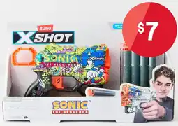 Kmart Zuru X-Shot Sonic The Hedgehog 8X Skins Menace Blaster Playset offer