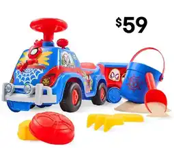 Kmart Kiddieland Disney Junior Marvel Spidey and His Amazing Friends Lights 'N' Sounds Spidey's Camper offer