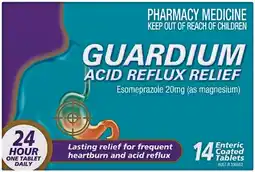 Pharmacist Advice Guardium Acid Relfux Relief 14 Tablets offer