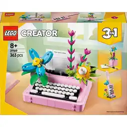 Kmart LEGO Creator Typewriter with Flowers 31169 offer