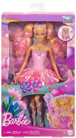 Kmart Barbie Fantasy Fairy Doll with Color Change Wings offer