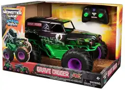 Kmart Monster Jam Smash & Bash Grave Digger RC offer