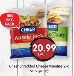 Spudshed Cheer Shredded Cheese Varieties 2 offer