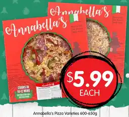 Spudshed Annabella's Pizza Varieties offer