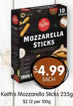 Spudshed Keith's Mozzarella Sticks offer