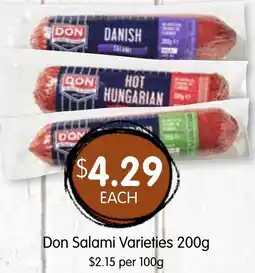 Spudshed Don Salami Varieties offer