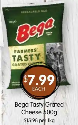 Spudshed Bega Tasty Grated Cheese offer