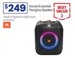 Officeworks JBL Encore Essential PartyBox Speaker offer