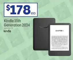 Officeworks Kindle 11th Generation 2024 offer