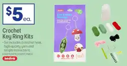 Officeworks Kadink Crochet Key Rings Kit Cherry and Strawberry 2 Pack offer
