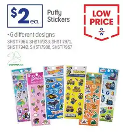 Officeworks Puffy Stickers Gabby's Dollhouse offer
