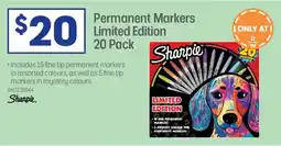 Officeworks Sharpie Permanent Markers Limited Edition offer