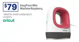 Officeworks Cricut EasyPress Mini Machine Raspberry offer