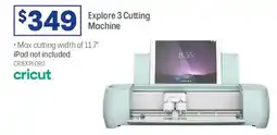 Officeworks Cricut Explore 3 Cutting Machine offer