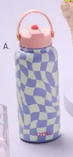 Officeworks Otto Eclectic Pop Drink Bottle offer