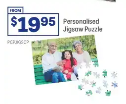 Officeworks Personalised Jigsaw Puzzle offer