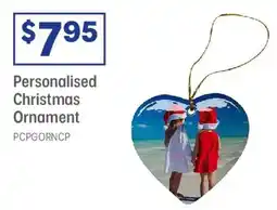 Officeworks Personalised Christmas Ornament offer