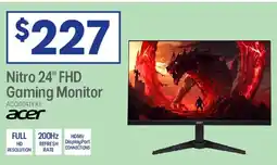 Officeworks Nitro 24" fhd gaming monitor offer