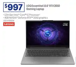 Officeworks Loq essentital 15.6" rtx2050 gaming laptop offer