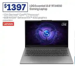 Officeworks Loq essential 15.6" rtx4050 gaming laptop offer
