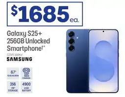 Officeworks Galaxy S25+ 256GB Unlocked Smartphone offer