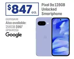 Officeworks Pixel 9a 256GB Iris offer