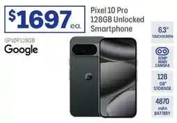 Officeworks Pixel 10 Pro 128GB Unlocked Smartphone offer