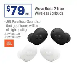 Officeworks Wave Buds 2 True Wireless Earbuds offer