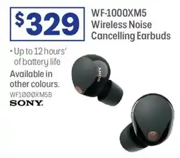 Officeworks Wf-1000xm5 wireless noise cancelling earbuds offer