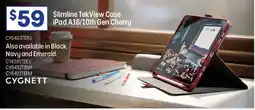 Officeworks Slimline TekView Case iPad A16/10th Gen Cherry offer