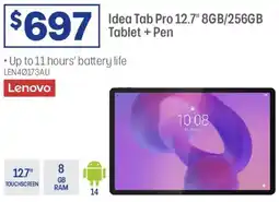 Officeworks Idea Tab Pro 12.7" 8GB/256GB Tablet + Pen offer
