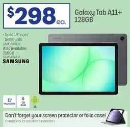 Officeworks Samsung Galaxy Tab A11+ WiFi 256GB Grey offer