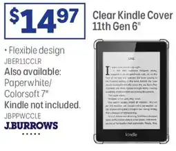 Officeworks Clear Kindle Cover 11th Gen 6 offer