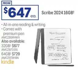 Officeworks Scribe 2024 16GB offer