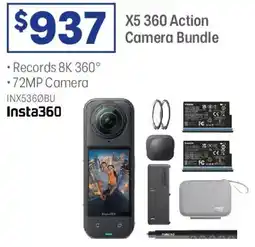 Officeworks X5 360 Action Camera Bundle offer