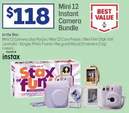Officeworks Mini 12 Instant Camera Bundle offer