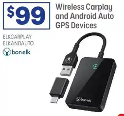 Officeworks Wireless Carplay and Android Auto GPS Devices offer