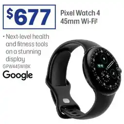 Officeworks Google Pixel Watch 4 45mm Wi-Fit offer