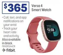 Officeworks Versa 4 Smart Watch offer