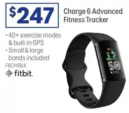 Officeworks Fitbit Charge 6 Advanced Fitness Tracker offer
